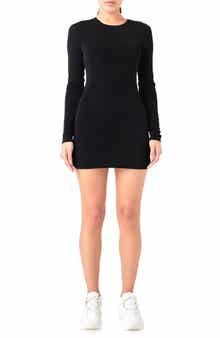 Long Sleeve Mini Sweater Dress