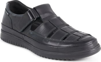 Mephisto Rafael black leather fisherman sandals Size 9.5 $_57.JPG?set_id=880000500F main image 4
