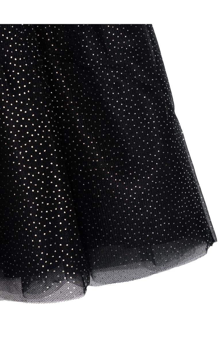 Hermione Tutu Dress and Cape Set, Alternate, color, Charcoal and Black