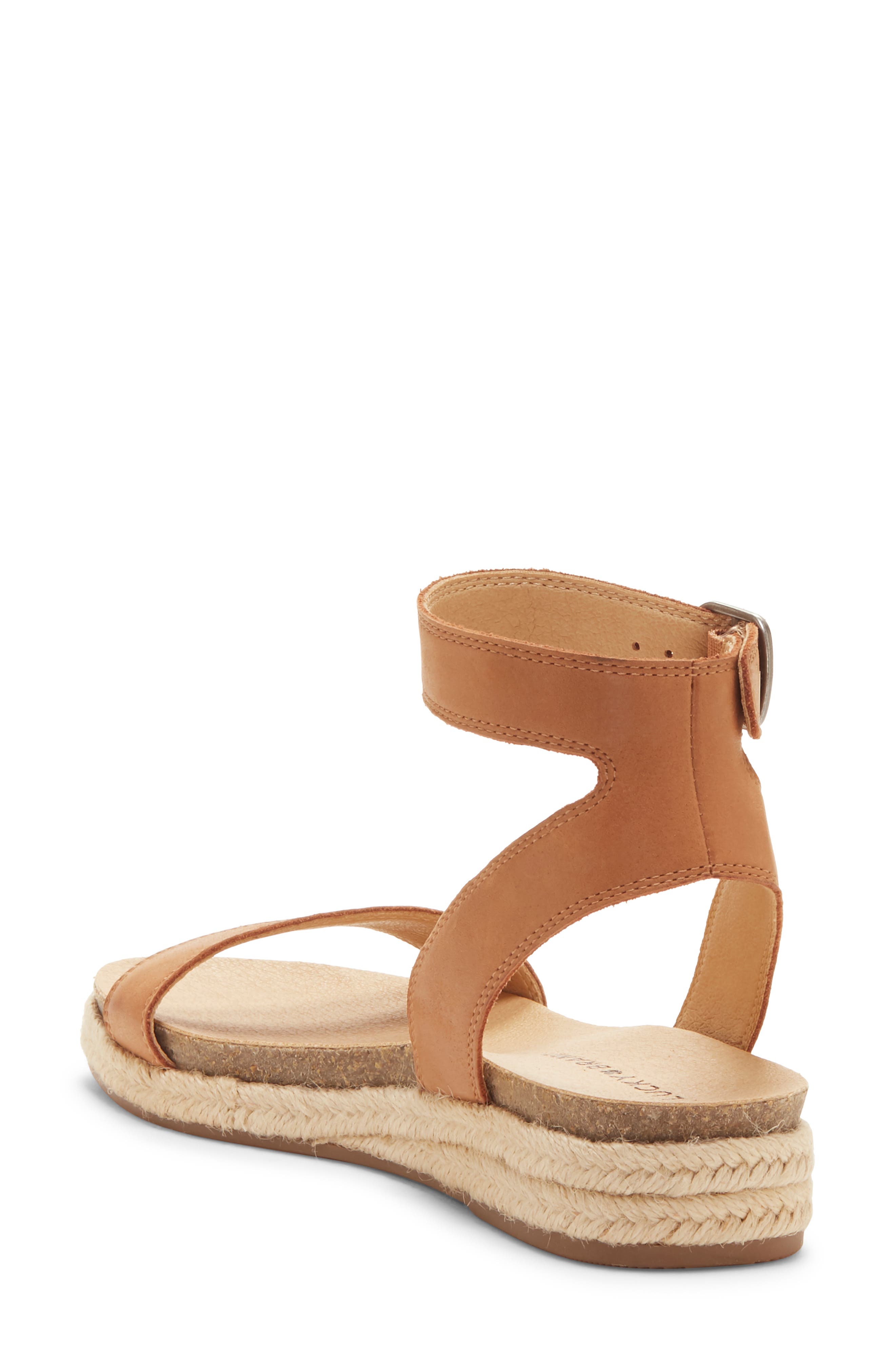 Lucky Brand Garston Espadrille Sandal, Alternate, color, Latte