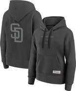 FANATICS Women's Fanatics Charcoal San Diego Padres Elements Future Ground Subtle Tonal Pullover Hoodie