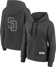 FANATICS Women's Fanatics Charcoal San Diego Padres Elements Future Ground Subtle Tonal Pullover Hoodie