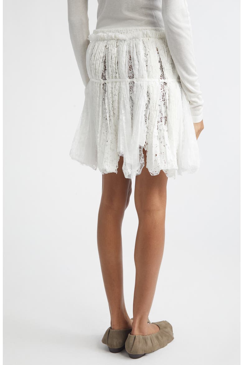 Curtain Lace Miniskirt, Alternate, color, WHITE