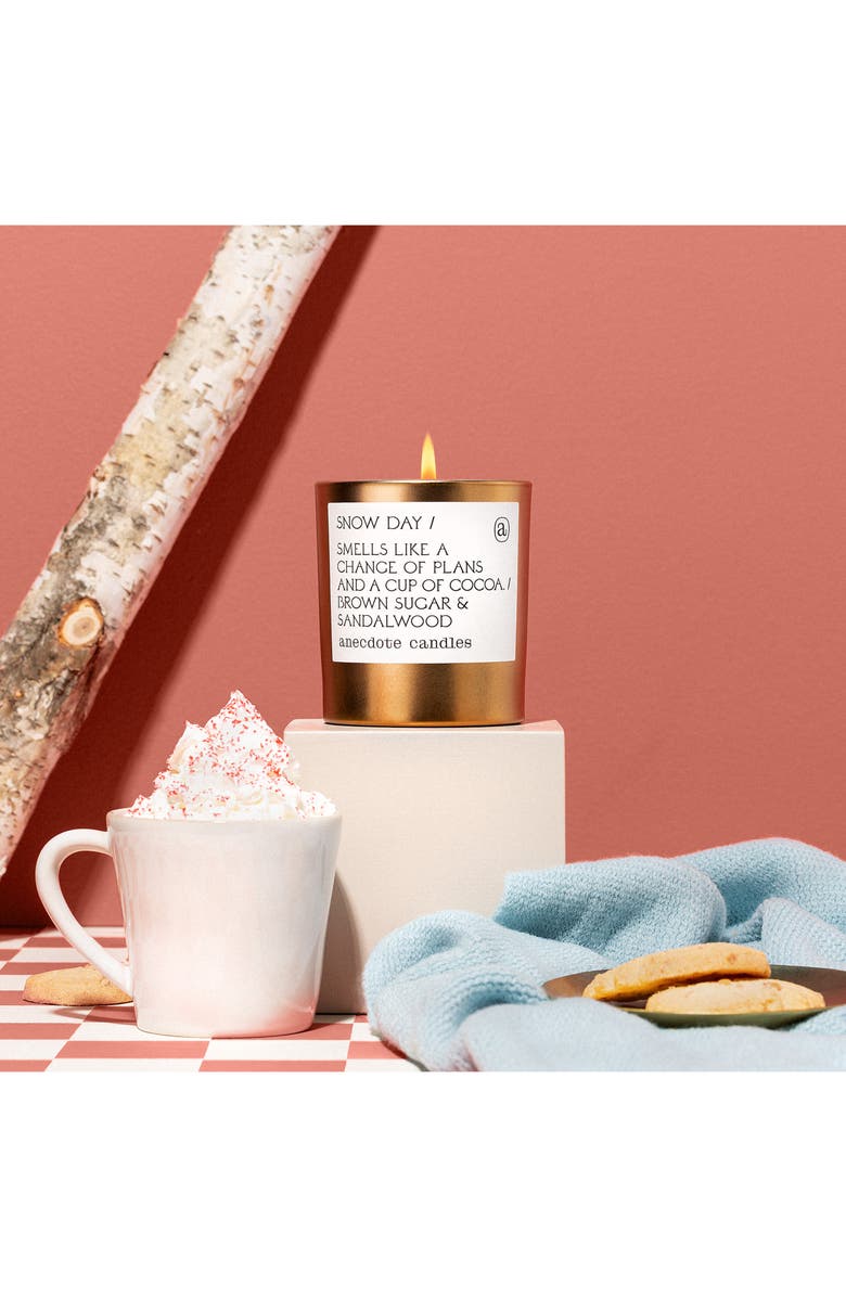 ANECDOTE CANDLES Snow Day Candle, Alternate, color, Gold
