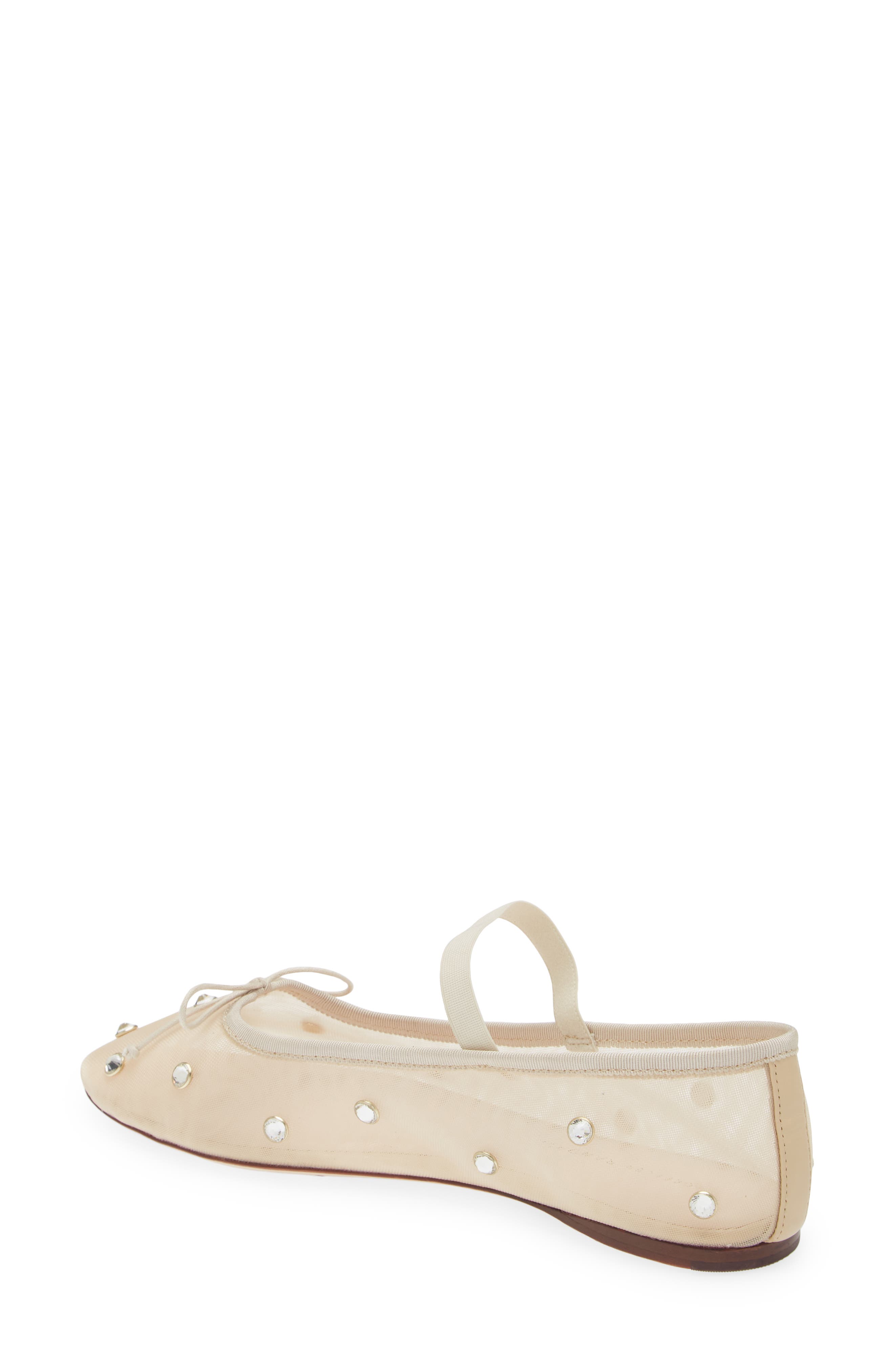 Loeffler Randall Leonie Crystal Embellished Ballet Flat, Alternate, color, 