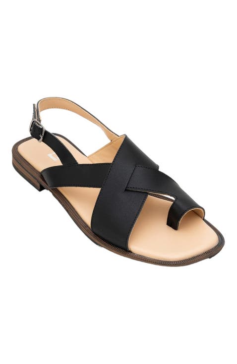 Louna Leather Thong Sandals (Women)