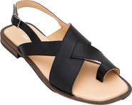 Forever & Always Shoes Louna Leather Thong Sandals
