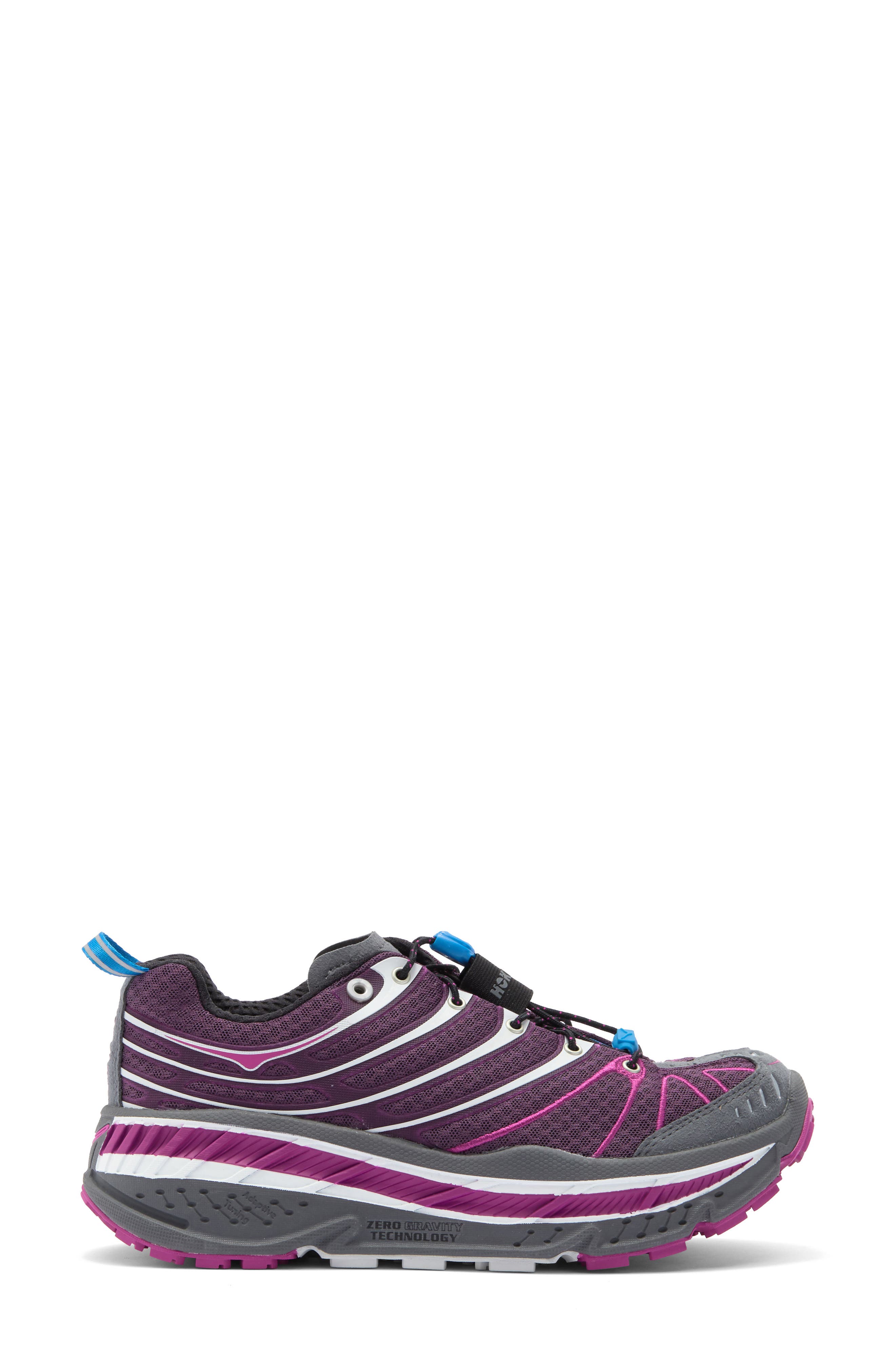 HOKA Stinson Evo OG Running Shoe, Alternate, color, Aubergine / Fuchsia