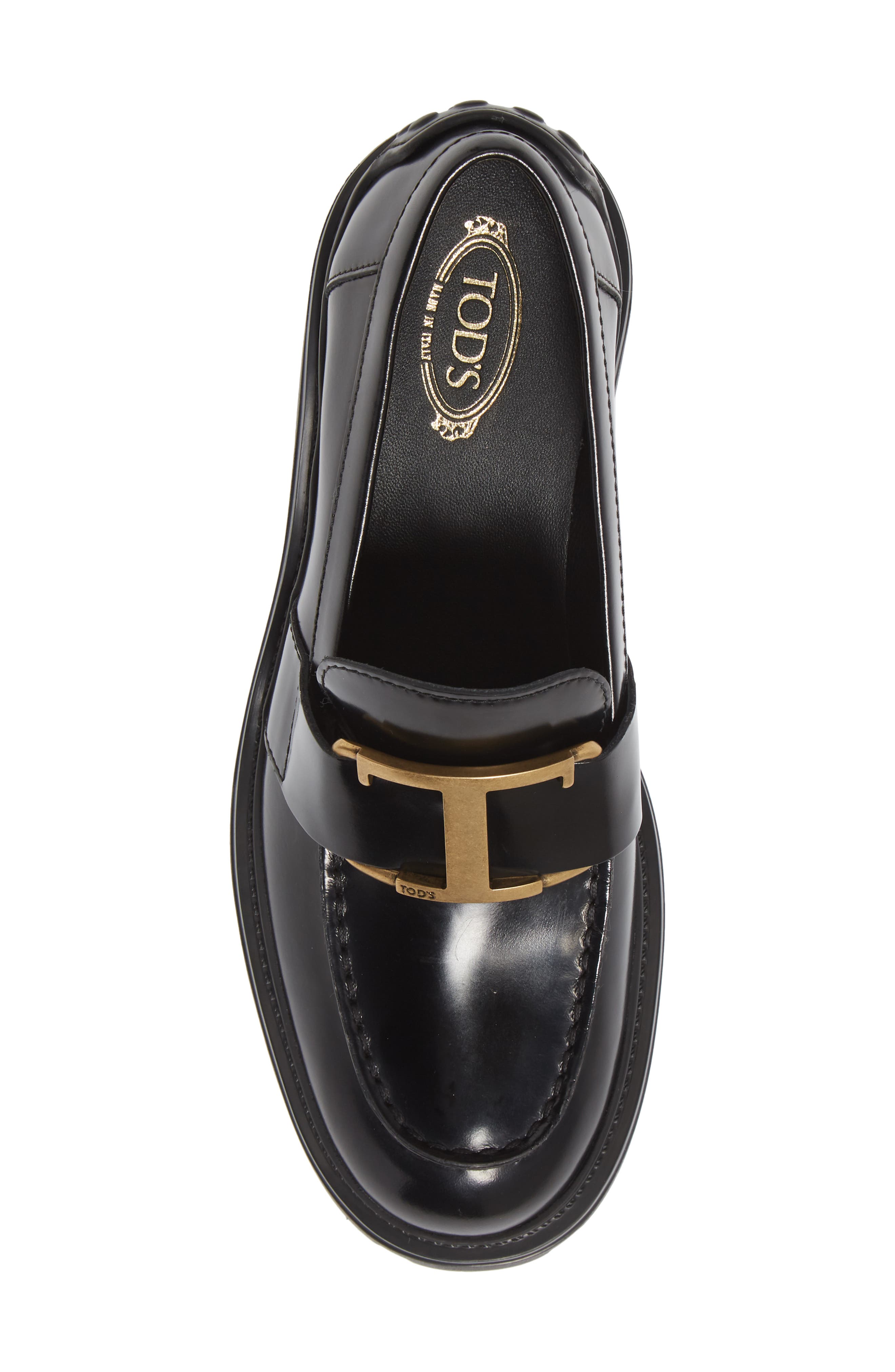 Tod's Buckle Moc Toe Loafer, Alternate, color, 