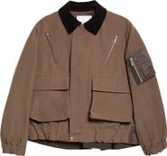 Sacai Grosgrain Bonding Blouson Jacket