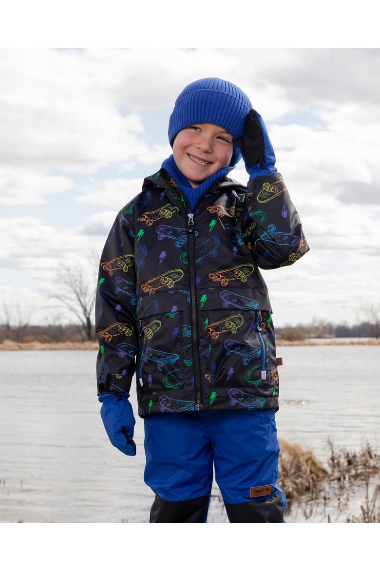 Boy Rib Knit Beanie Hat, Alternate, color, Royal Blue