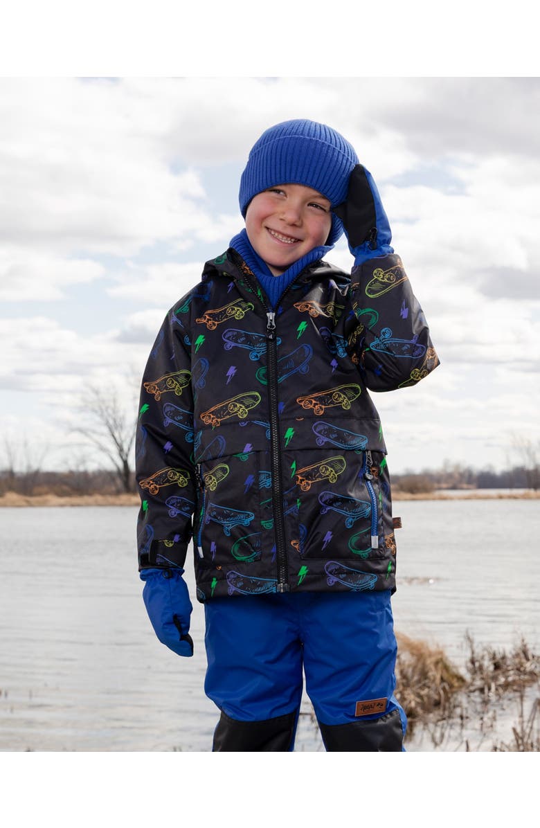 Deux par Deux Boy Soft Ribbed Knit Neck Tube, Alternate, color, Royal Blue