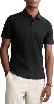 Reiss Earl Solid Cotton Polo