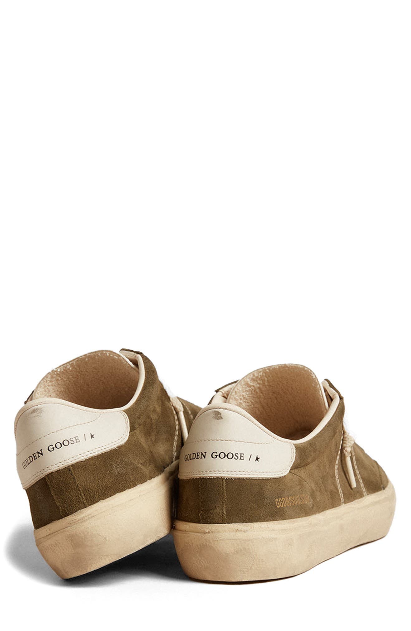 Golden Goose Soul Star Low Top Sneaker, Alternate, color, Olive Green/ White/ Milk