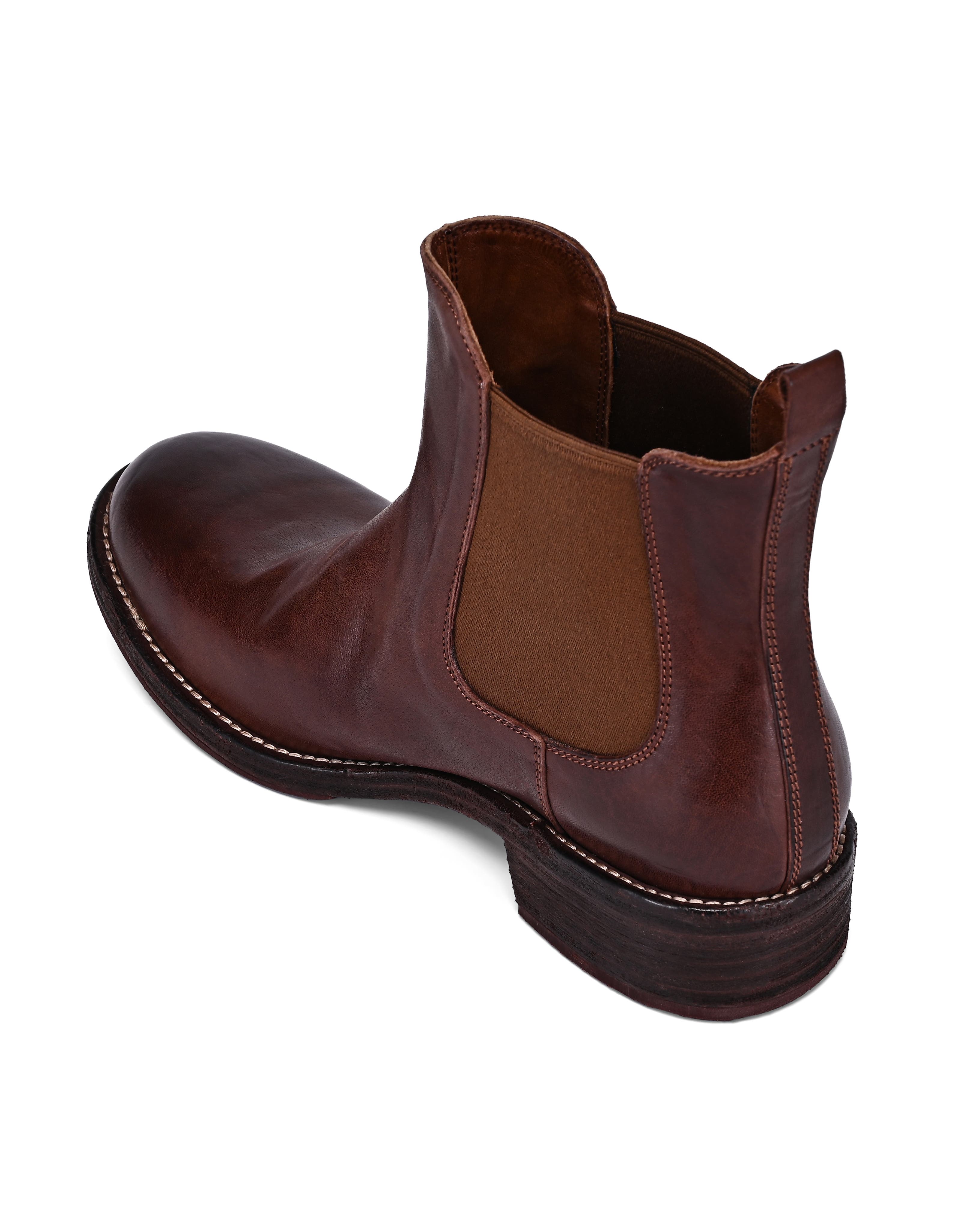 Heritage Genuine Leather Hand Finished Chelsea Boot, Alternate, color, Coffee