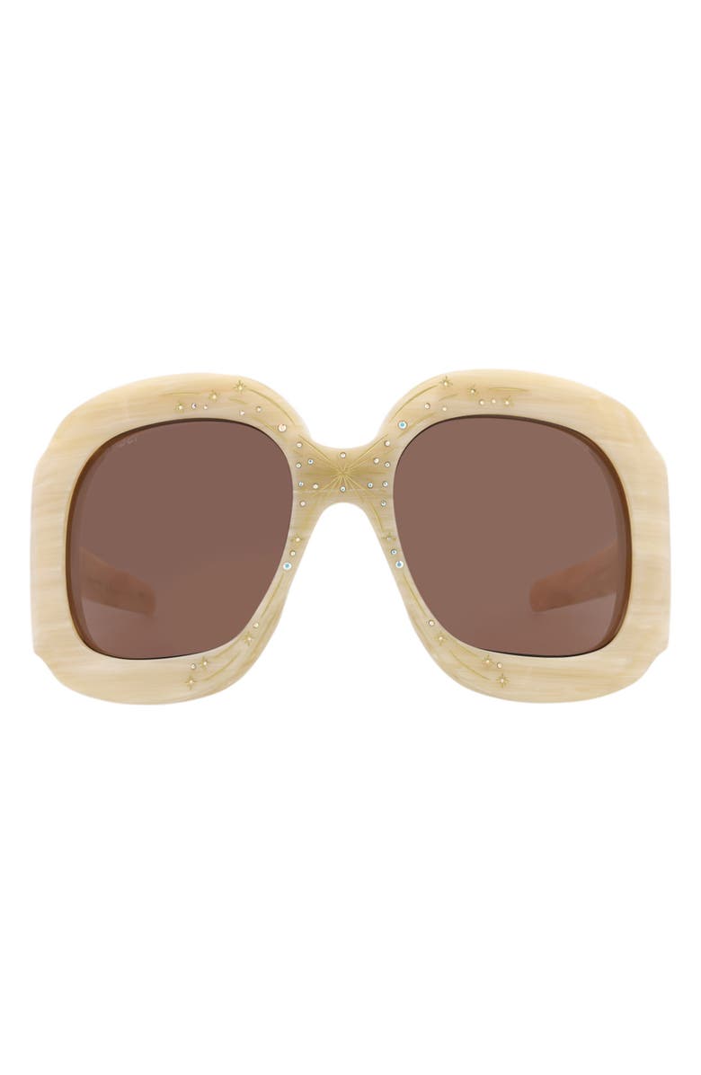 Gucci 60mm Special Edition Oversize Square Sunglasses, Main, color,