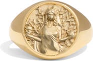 Awe Inspired Goddess Signet Ring