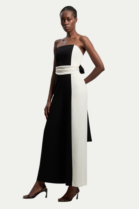 Soft Tailored Bandeau Jumpsuit