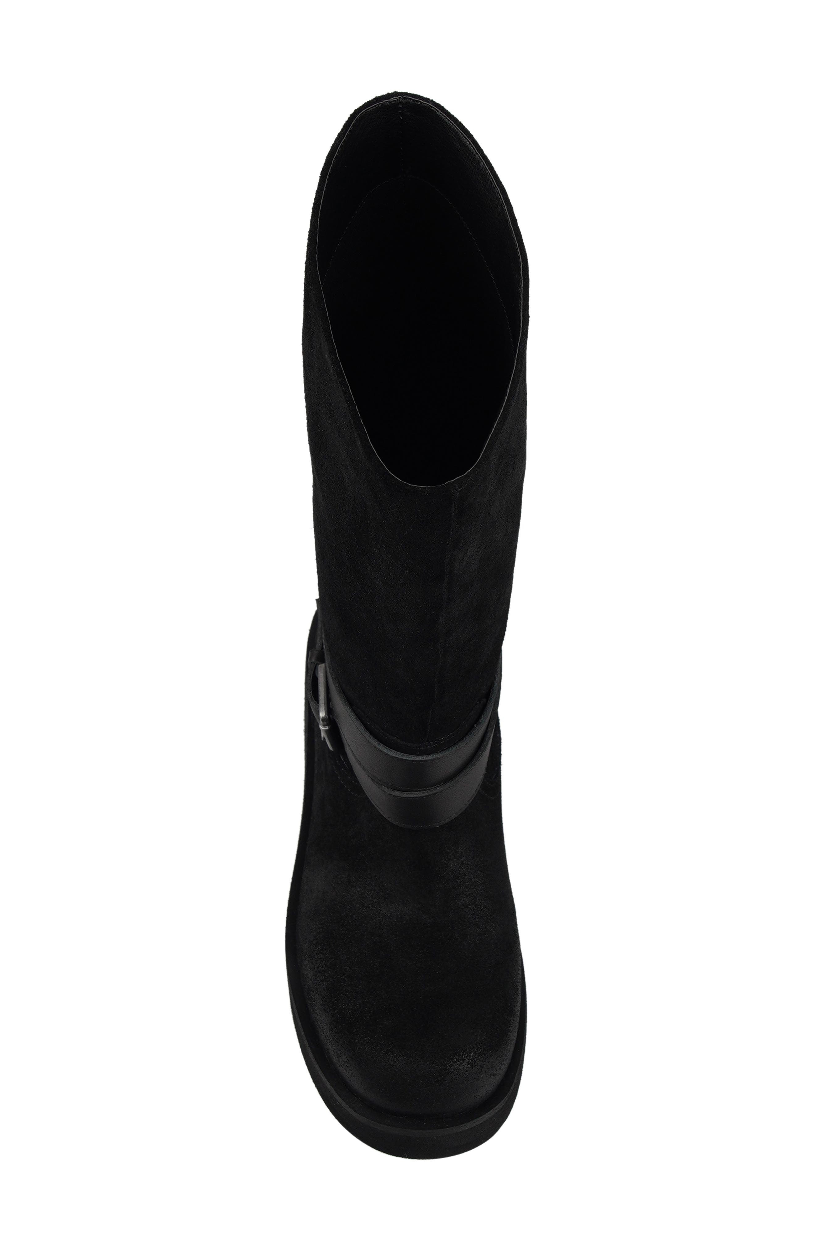 Candie's Crib Block Heel Boot, Alternate, color, Black