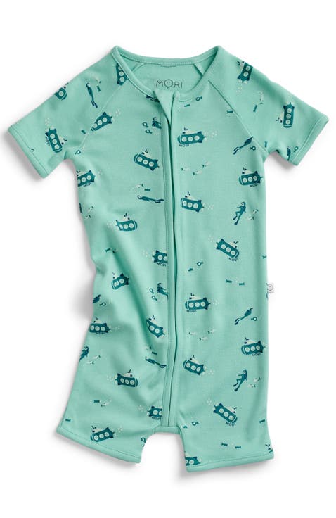 Summer Zip Up Sleepsuit