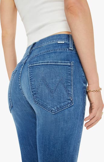 The Rider Mid Rise Ankle Straight Leg Jeans