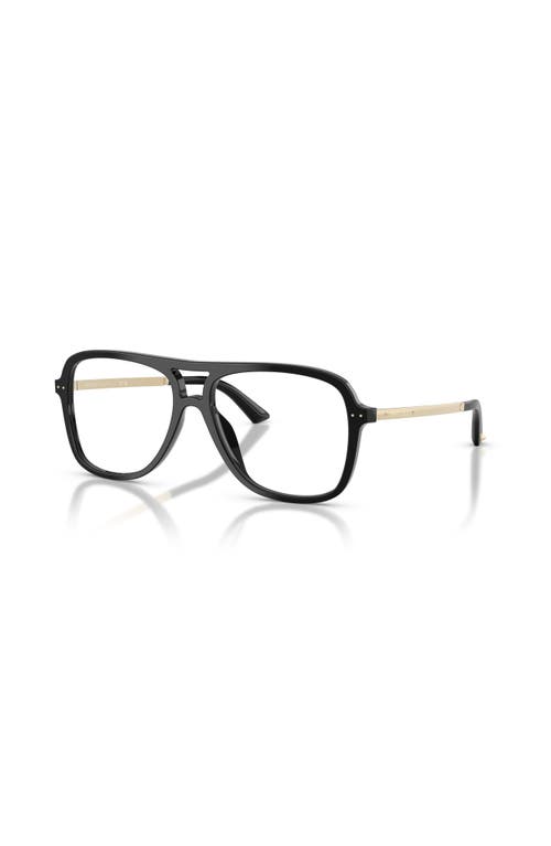 Jimmy Choo 53mm Pilot Optical Glasses In Black