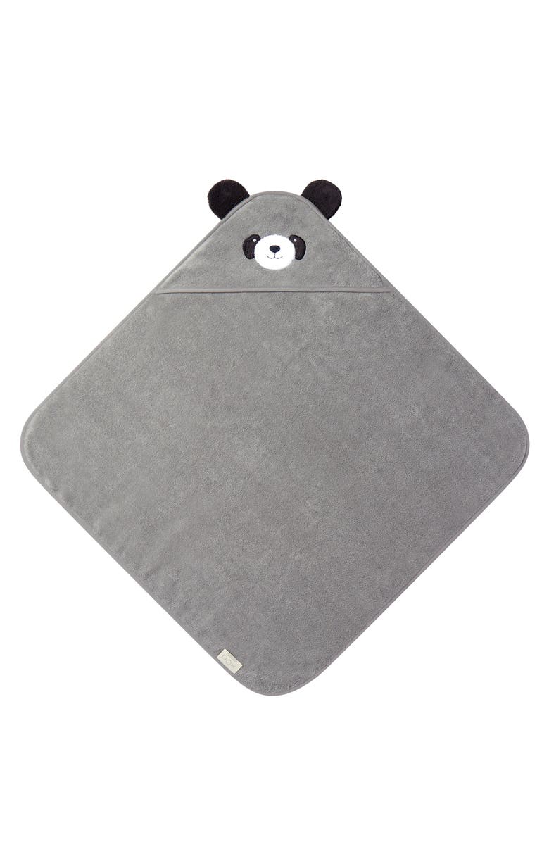 MORI Hooded Baby Towel, Alternate, color, Gray