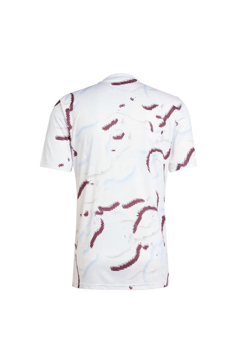 adidas Men's adidas White Aston Villa 2025/26 AEROREADY Pre-Match Top, Alternate, color, White