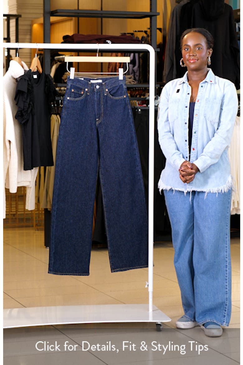 Ribcage High Waist Wide Leg Jeans video