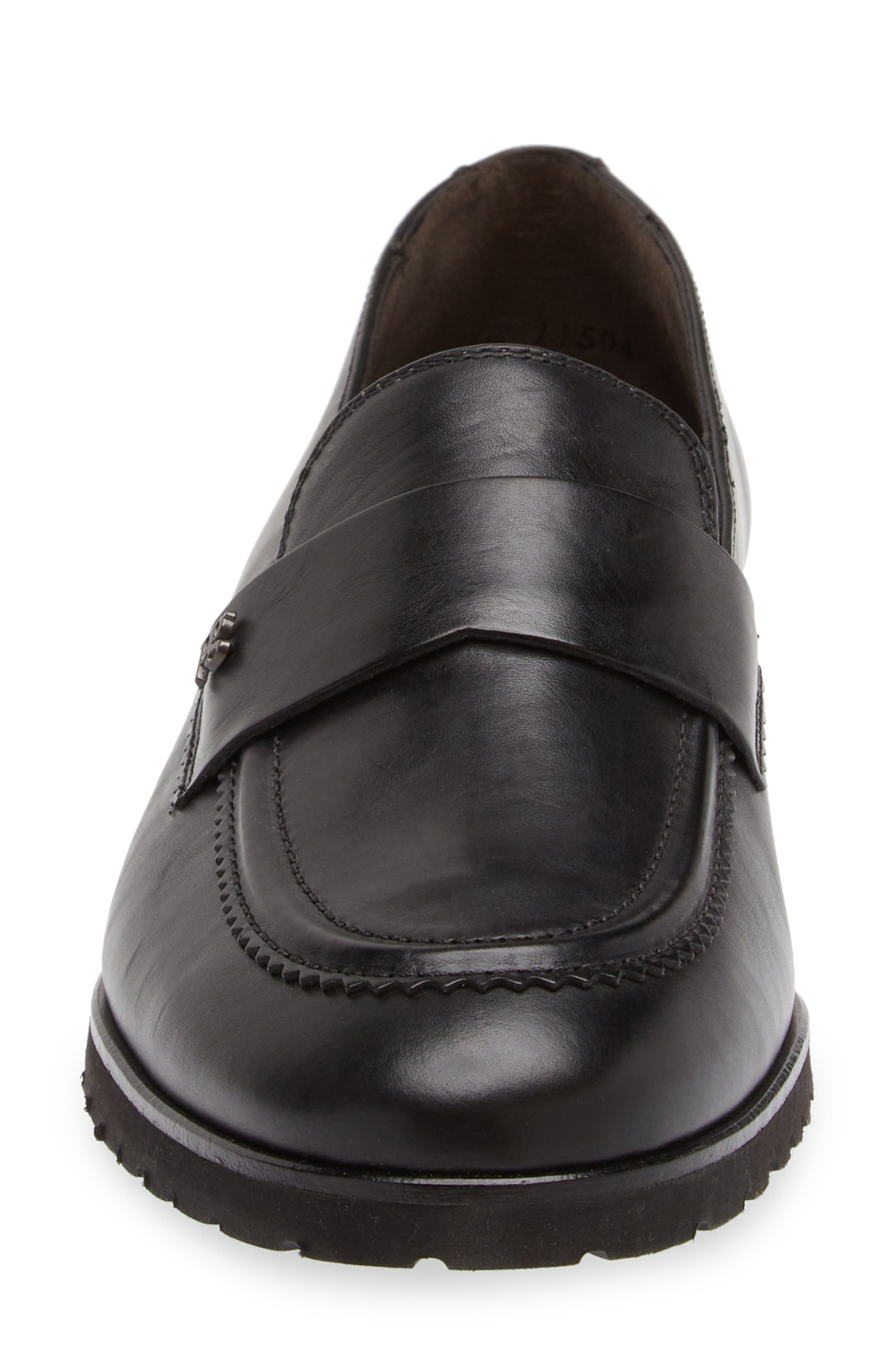 Wheaton Loafer, Alternate, color, BLK LEA