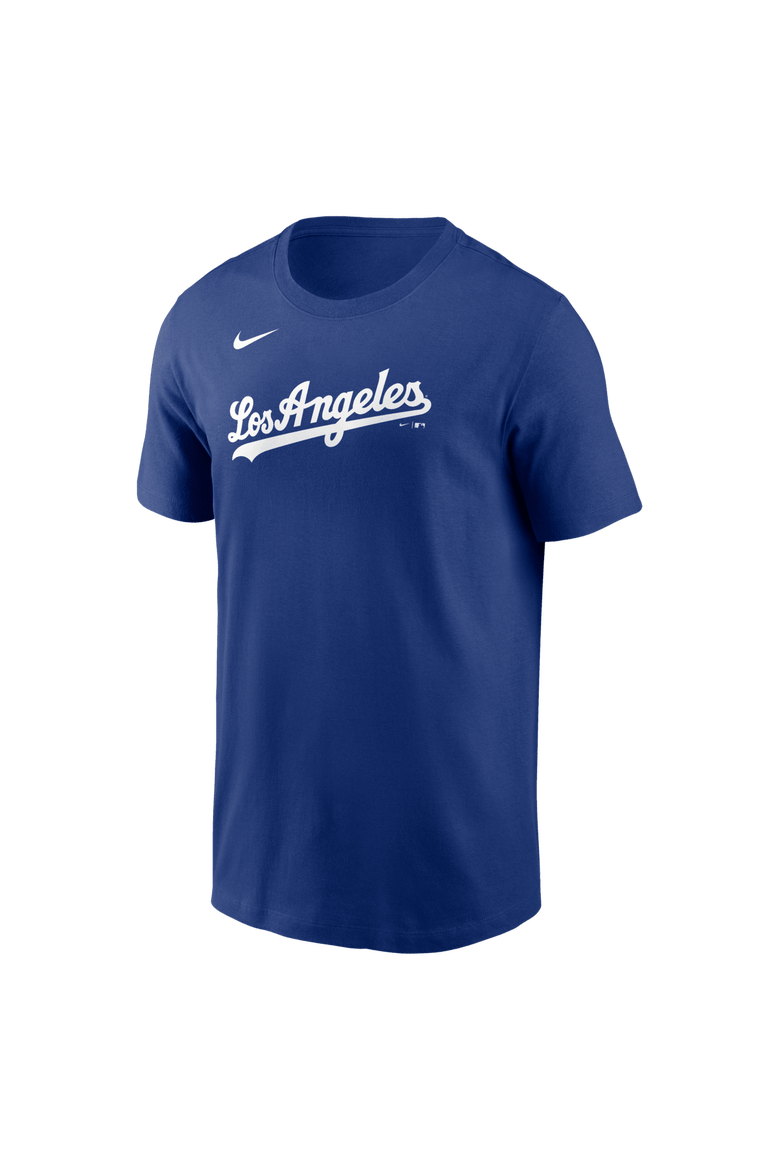 Men's Nike  Royal Los Angeles Dodgers Alternate Wordmark T-Shirt, Alternate, color, Royal