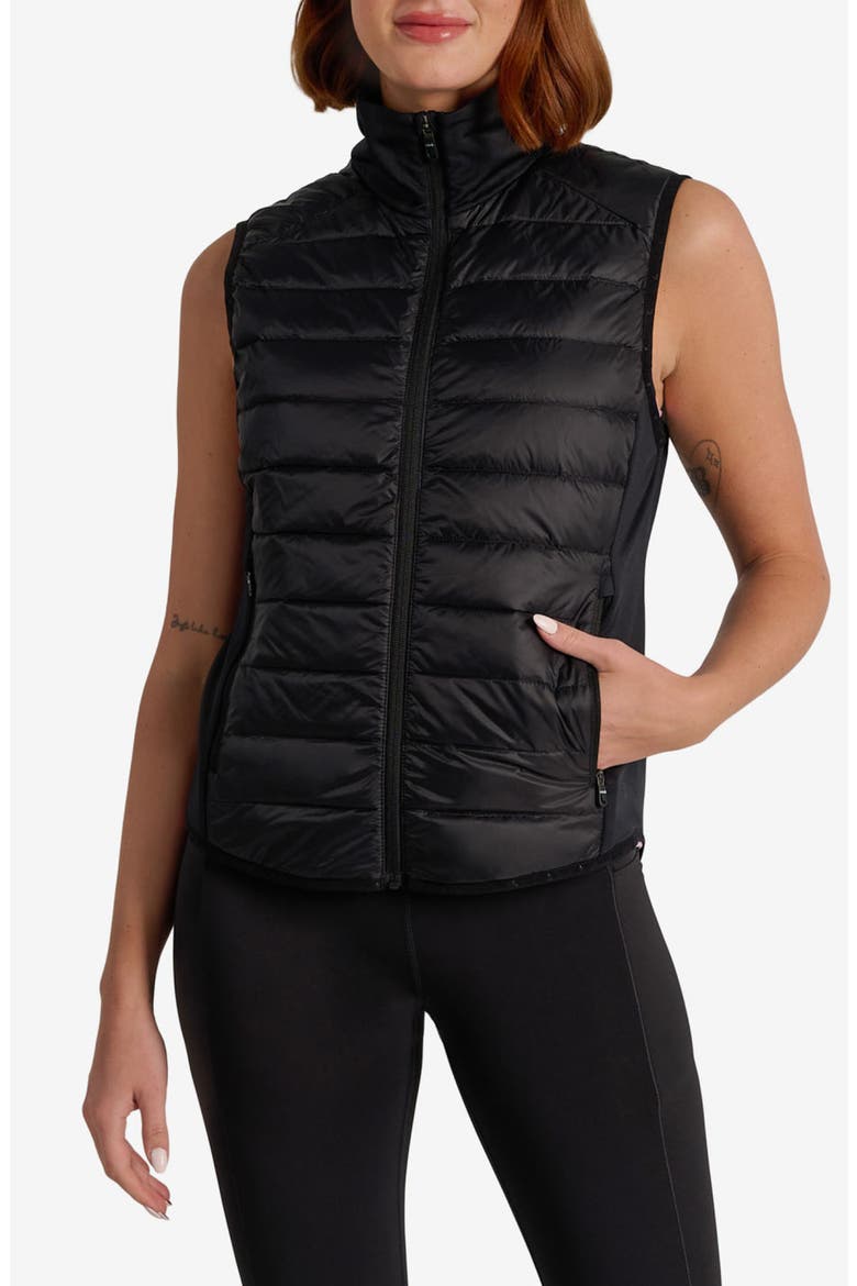 Just Down Insulated Vest, Main, color, BLACK BEAUTY