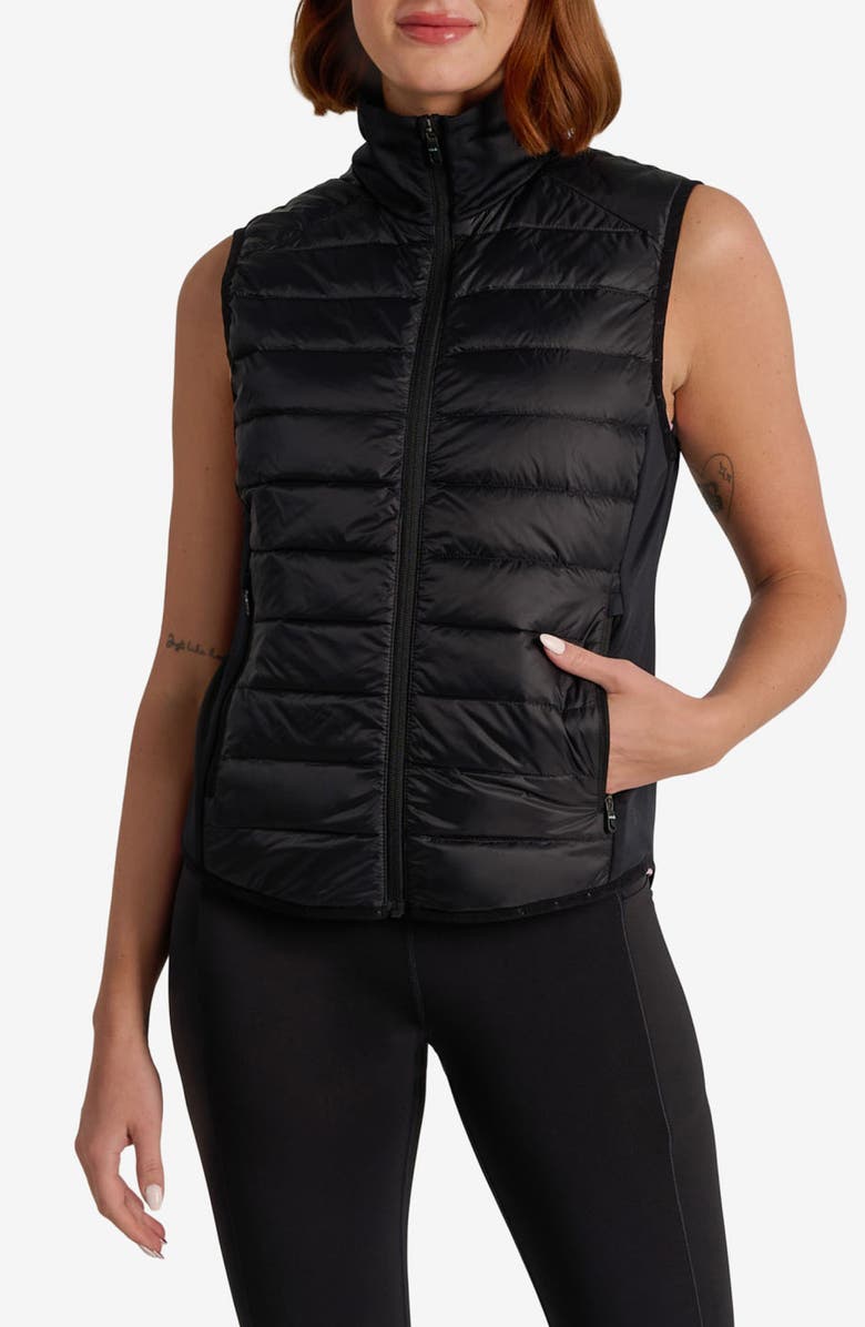 Lole Just Down Insulated Vest, Main, color, Black Beauty