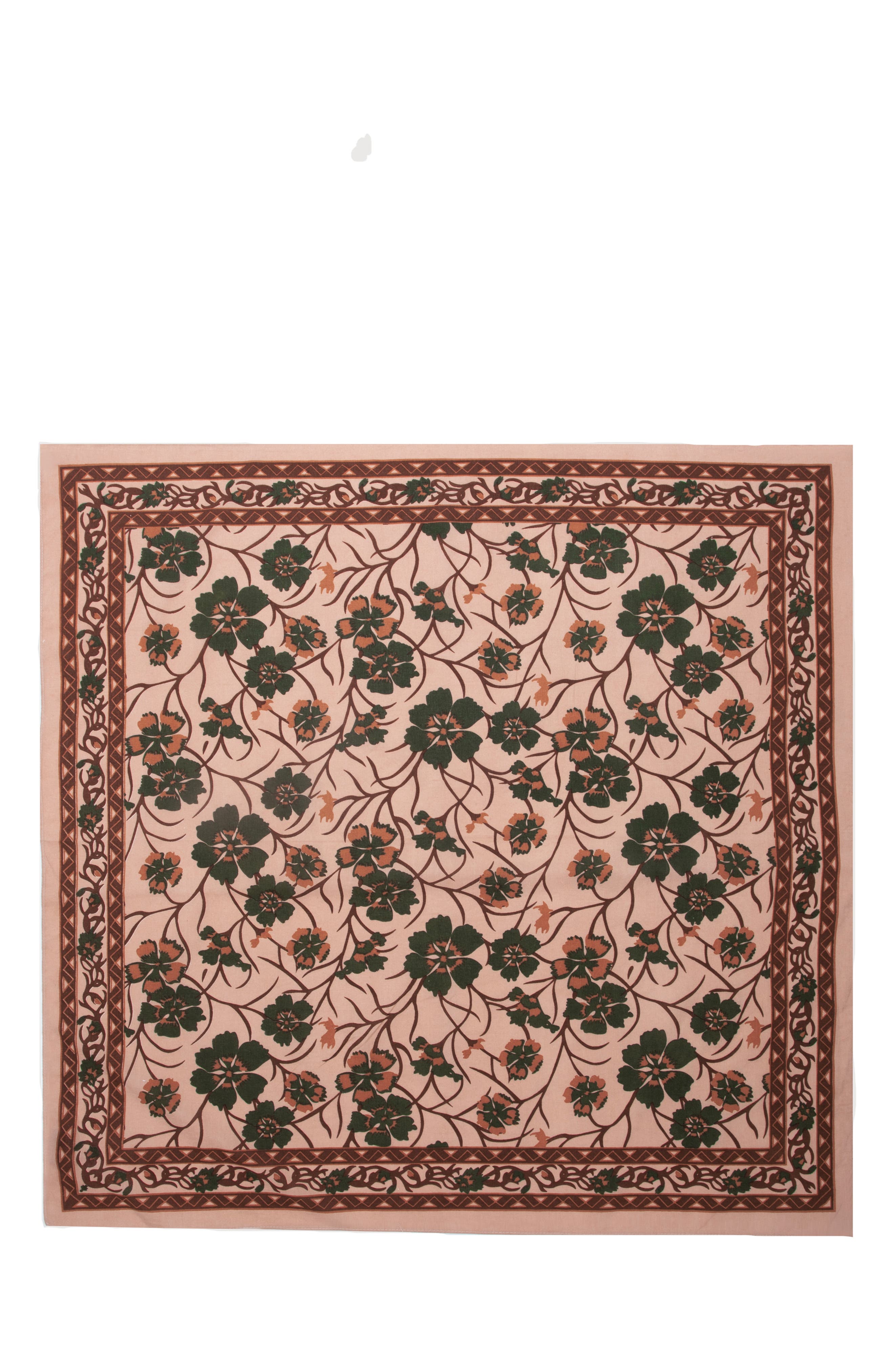 SAACHI Nerium Floral Border Print Scarf (Women) | Nordstromrack