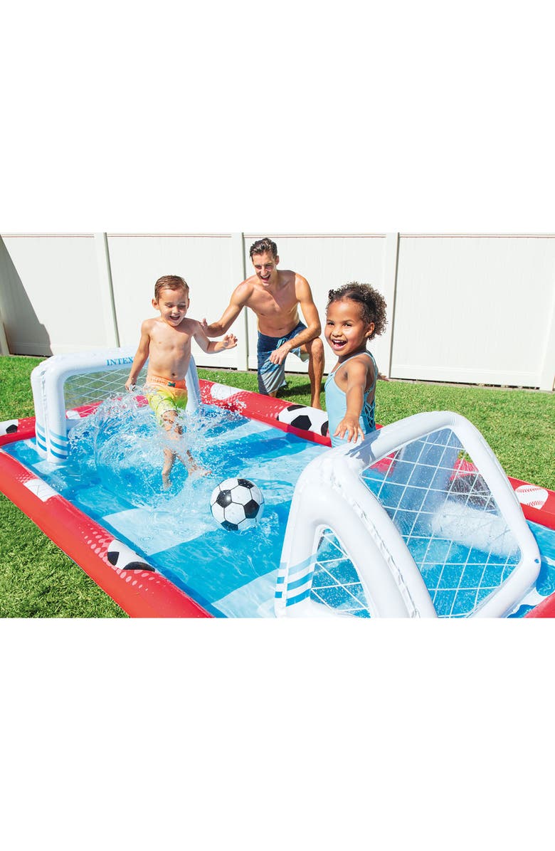 Intex Action Sports Inflatable Pool Play Center, Alternate, color, Multicolored