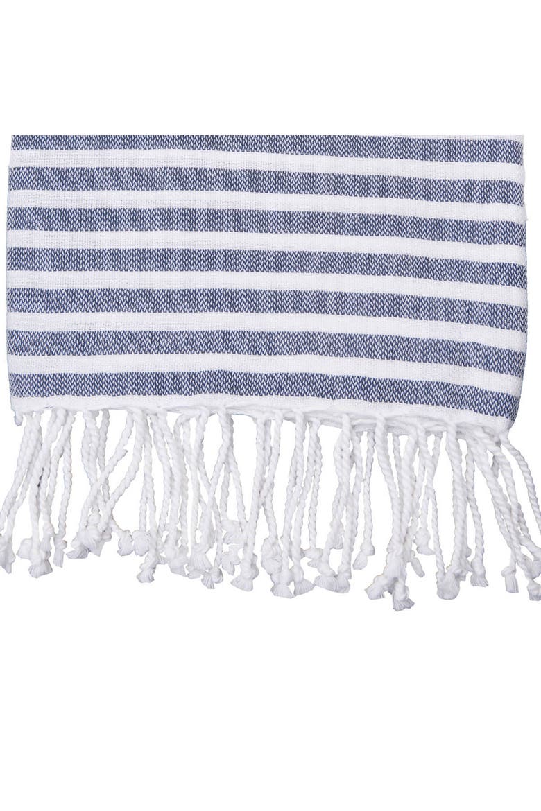 Cabana Stripes Fouta Towel, Alternate, color, Blue