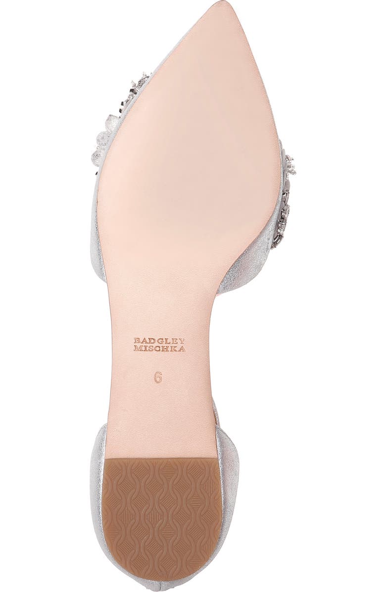 Badgley Mischka Collection Badgley Mischka Abby Ankle Strap Flat, Alternate, color,