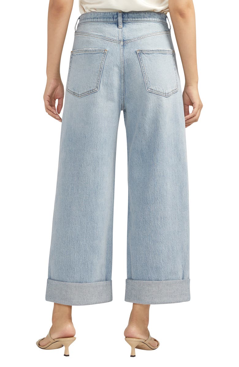 Silver Jeans Co. Baggy Crop Wide Leg Jeans, Alternate, color,