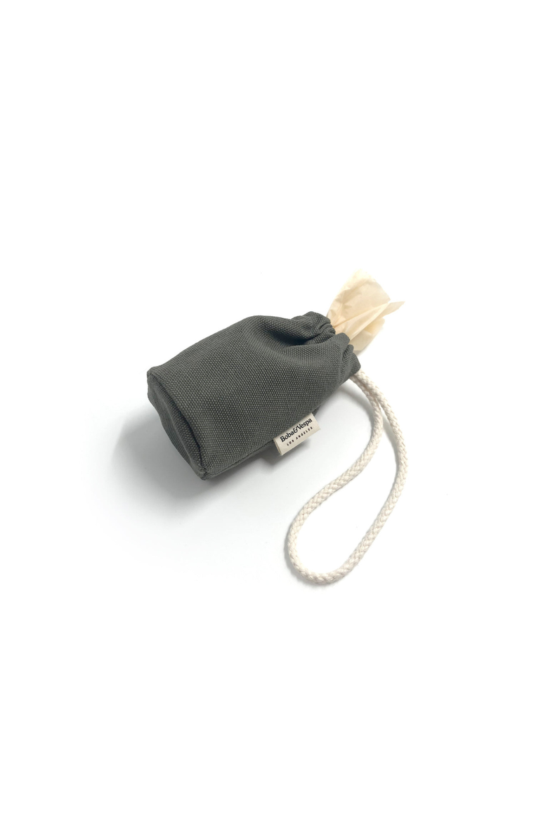 Dog Poop Bag Holder in Cotton | USA Made, Main, color, Desert Grey
