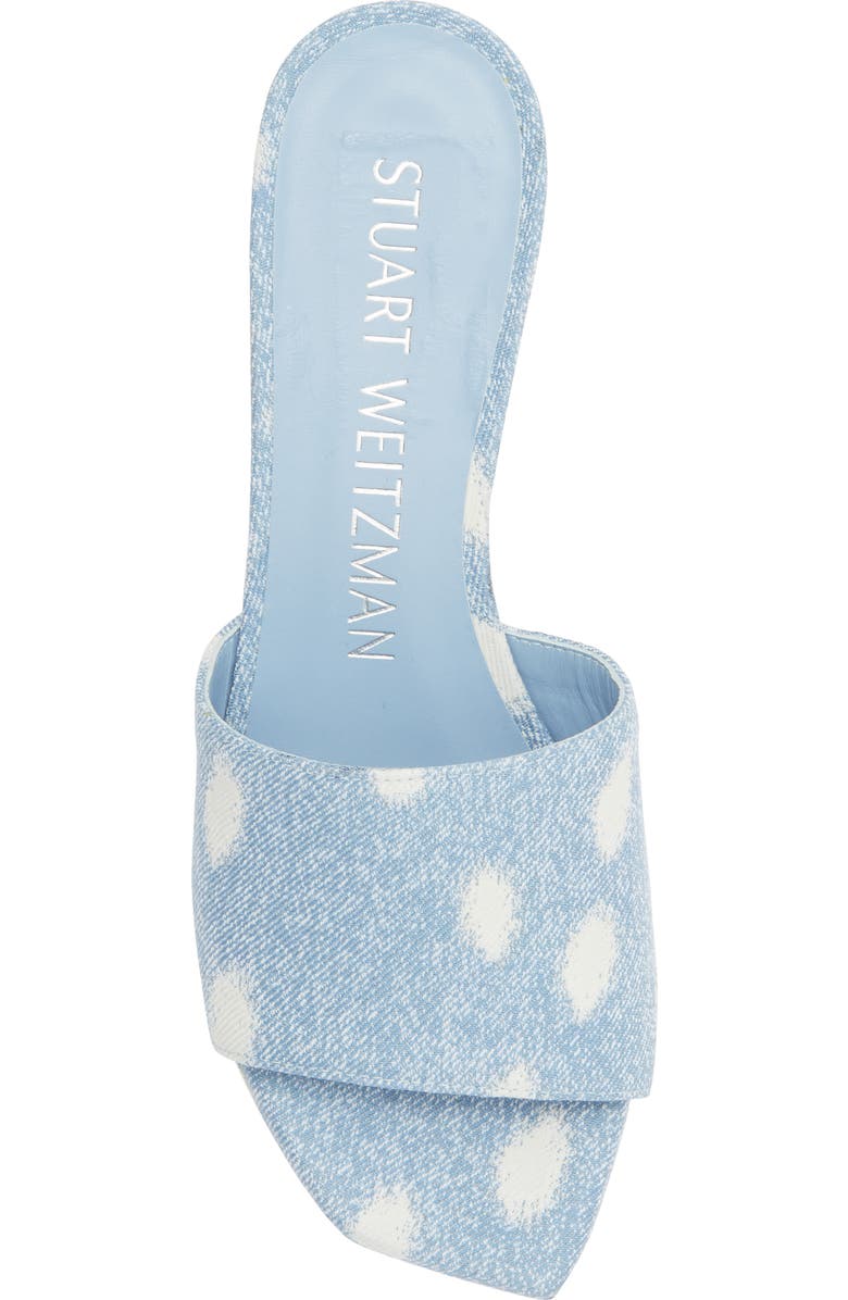 Stuart Weitzman Square High Platform Sandal, Alternate, color, Light