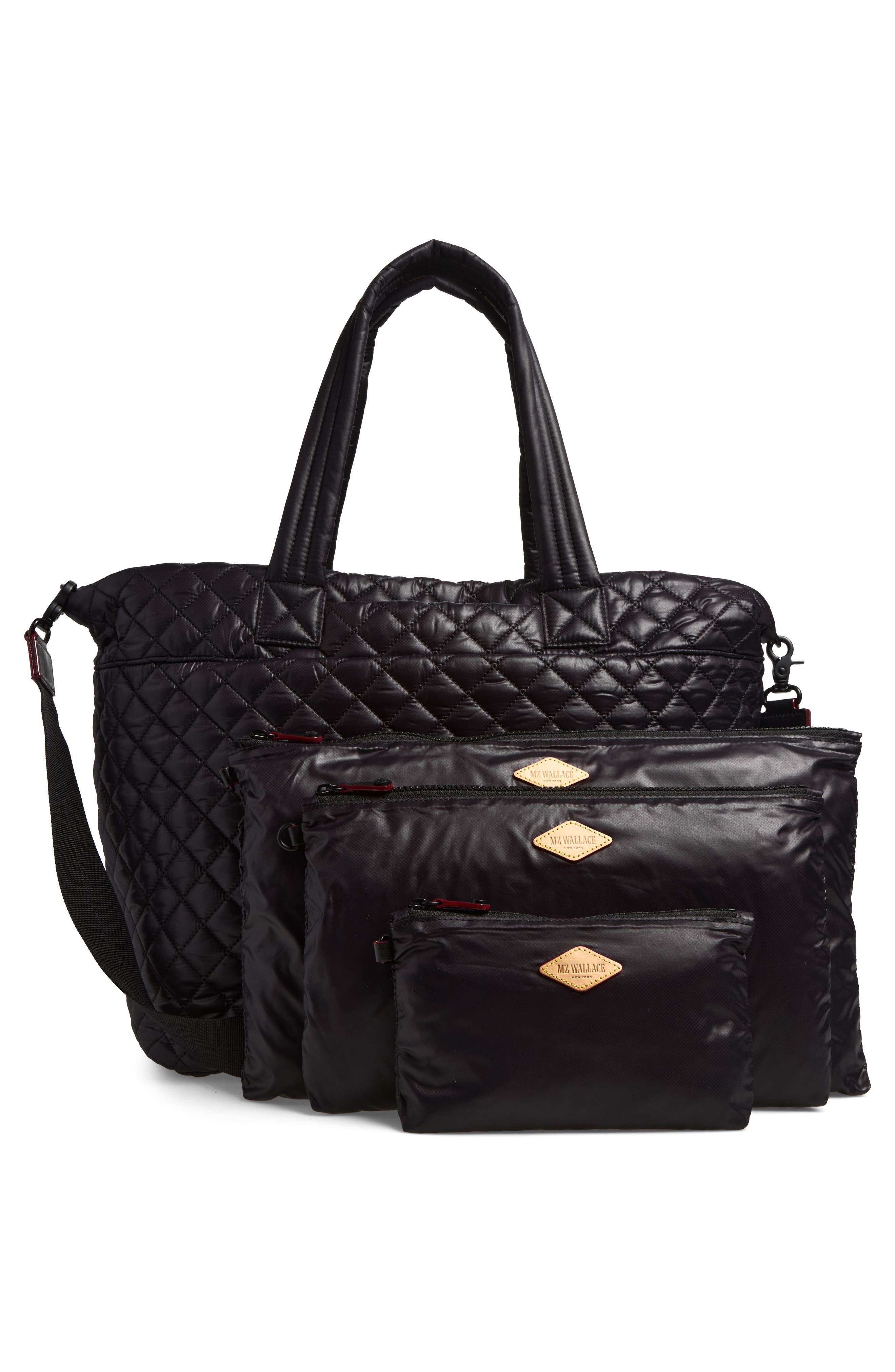 MZ Wallace Deluxe Large Metro Tote, Alternate, color, Black 2
