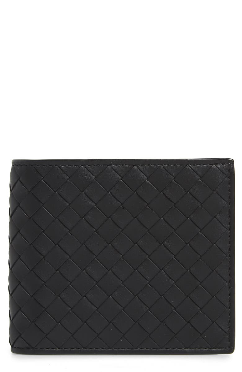 Bottega Veneta Intrecciato Leather Wallet, Main, color, 