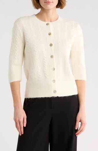 Sanctuary Short Sleeve Cable Stitch Cardigan