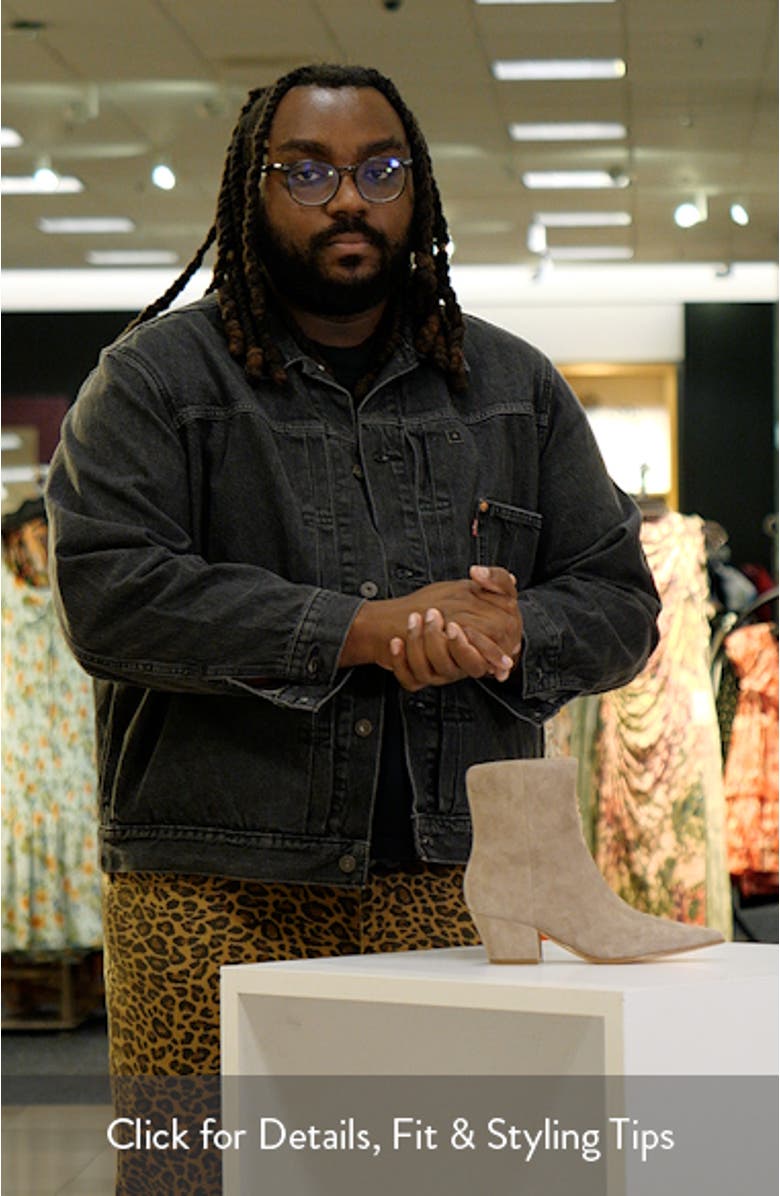 Mavey Pointed Toe Bootie, sales video thumbnail