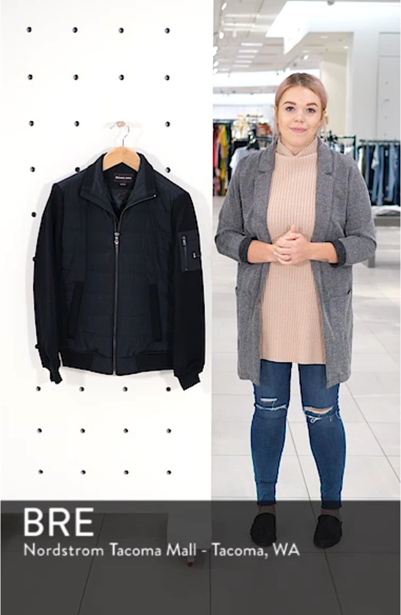 Mixed Media Quilted Jacket, sales video thumbnail