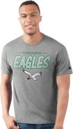 STARTER Men's Starter  Heather Gray Philadelphia Eagles Prime Time T-Shirt