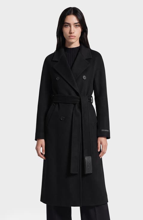 Kourt Wool Cashmere Blend Coat