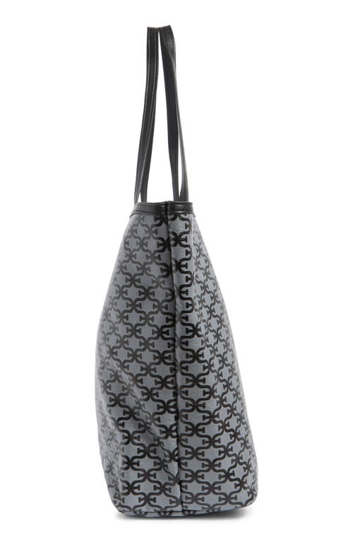 SAM EDELMAN SAM EDELMAN FELICIA MONOGRAM MEDIUM SHOPPER TOTE BAG 