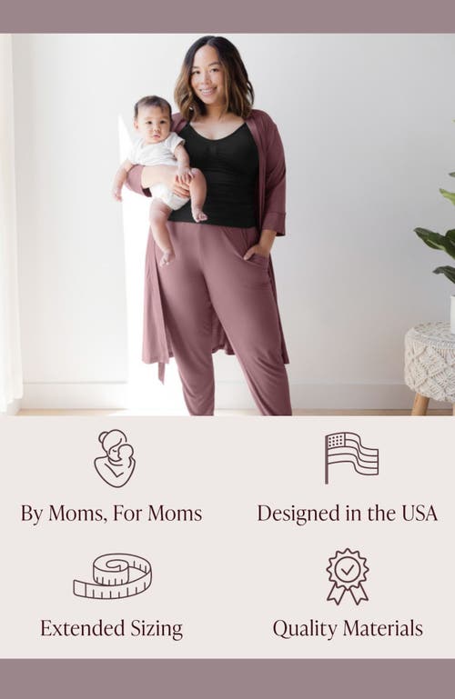 Kindred Bravely Tapered Maternity Lounge Joggers In Pink