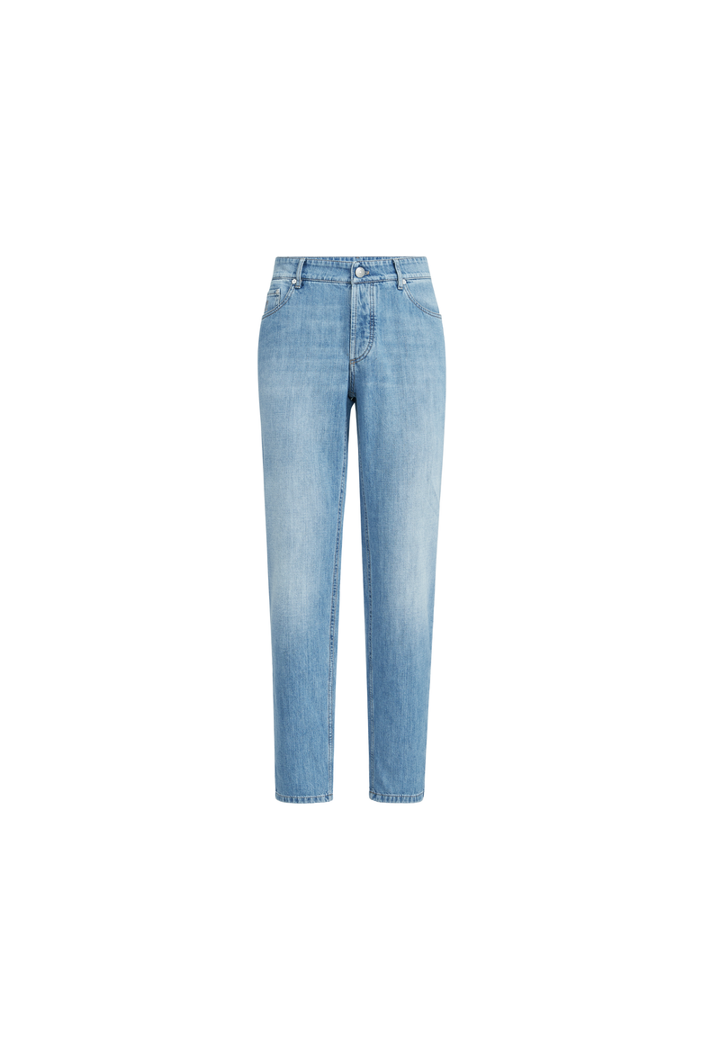 Lightweight denim trousers, Alternate, color, Light Denim